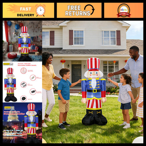 Patriotic inflatable - patriotic,