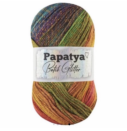 Papatya batik glitter yarn - papatya,