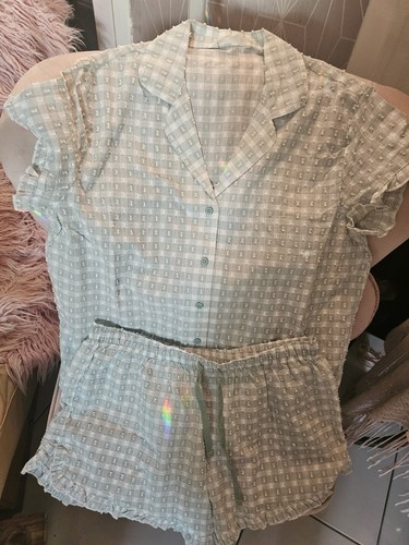 Ladies light green and - m&s,