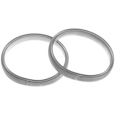2Pcs Metal Sleeve Garters for