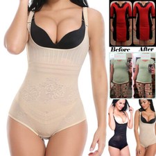Women's Full Body Shaper Firm Tummy Control Slimming Bodysuit Shapewear