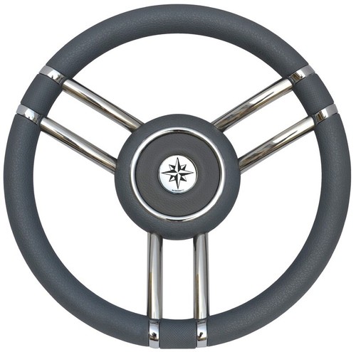 Apollo steering wheel grey - wheel, "grey