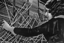 Telephone operator putting