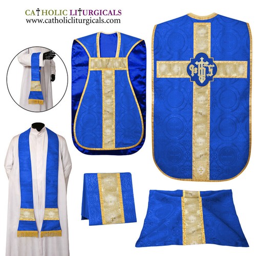 Blue new chasuble - blue,