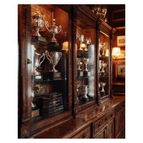 Trophy cabinet classic poster - trophy,