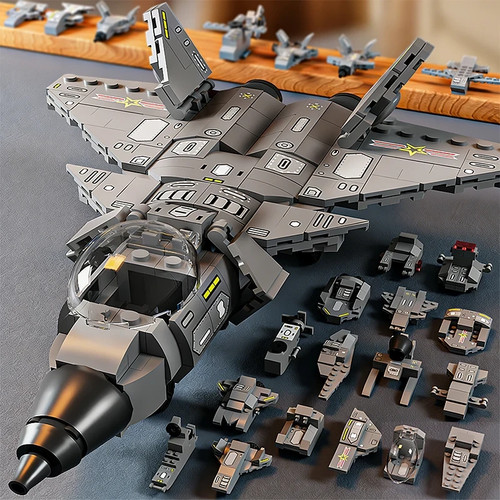 Military building blocks - blocks, j20