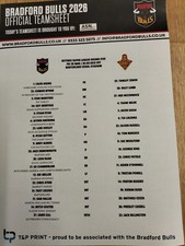 BRADFORD BULLS V HUDDERSFIELD