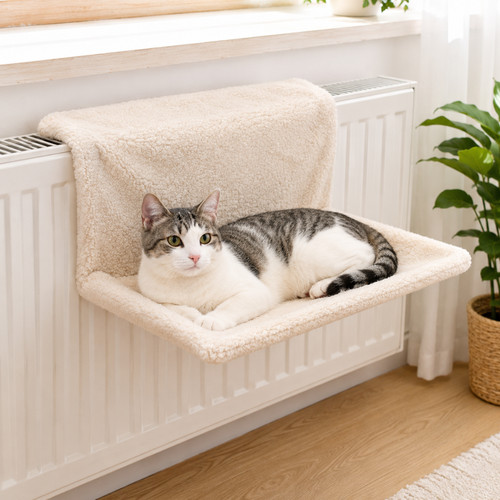 Cat dog cosy radiator bed - cat, warm