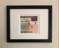 BRUCE SPRINGSTEEN- 1985 Wembley Stadium , London framed ticket giclee print