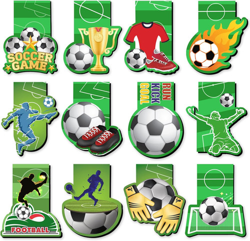 Football magnetic bookmarks - football, 12
