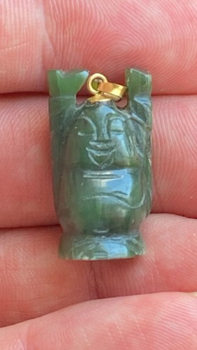 Antique hand carved jade - antique,