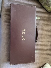 Two Vintage Masonic Aprons And Sash Along With Leather Case