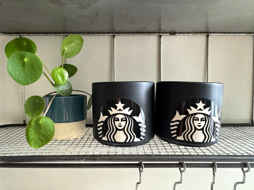 Pair starbucks matte black - pair,