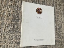 MG RV8. BROCHURE. 1992