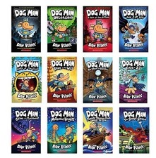18 Dog Man Series Collection Books Set By Dav Pilkey Pack UK