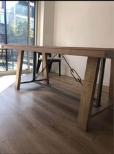 Mango wood Dining Table 8-10 Seater Maisons Du Monde
