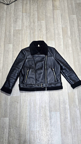 Topshop black leather - topshop,