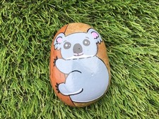 Hand Painted Koala Stone