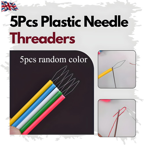 Plastic needle threaders - needle,