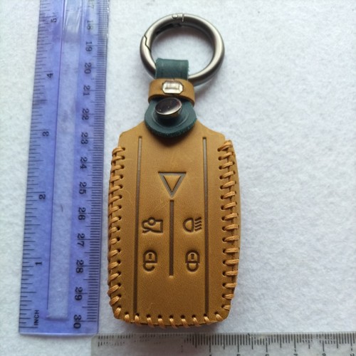 Button leather remote key - 5,
