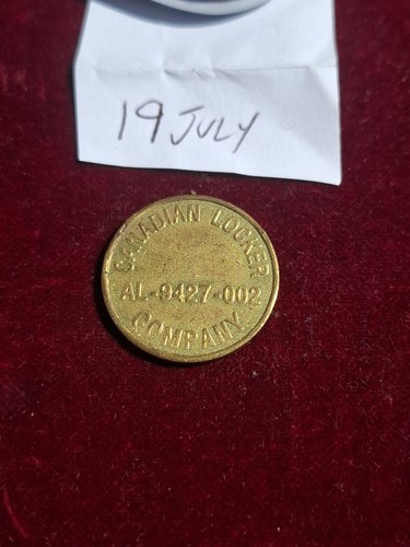 Canadian locker coin - coin, token