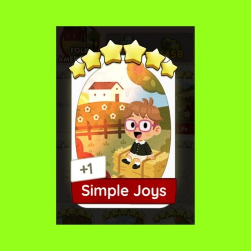 Simple joys - 1, x