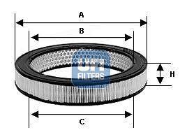 Ufi air filter insert - air,