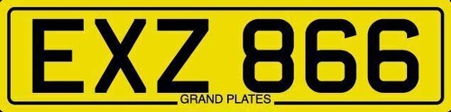 Dateless private number plate - dateless,