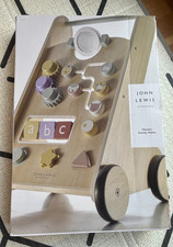 John Lewis Wooden Activity Walk Behind Baby Walker - 2023 Model