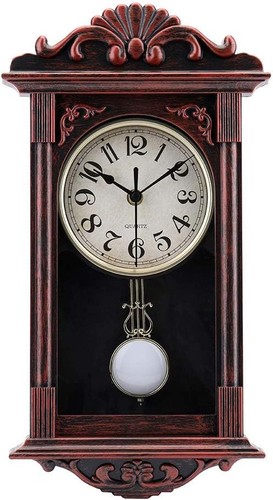 Pendulum wall clock - pendulum, retro