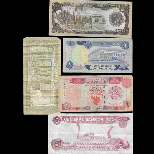 Mixed world banknotes lot - mixed,