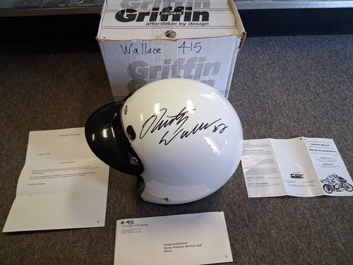 Rusty wallace griffin helmet - rusty,