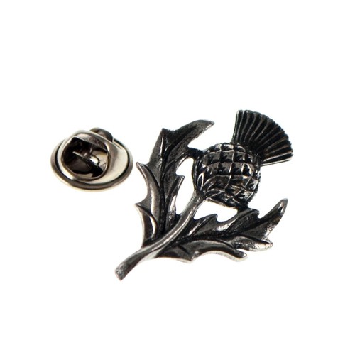 Scottish thistle pewter lapel - thistle,