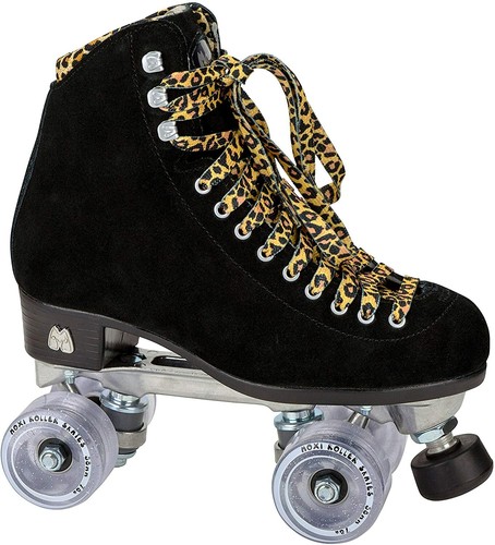 New moxi black suede panther - suede,