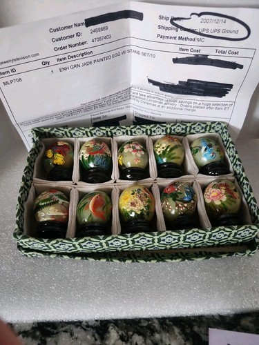Lot hand painted - painted, chinese