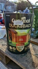 Cuprinol Ducksback Waterproof for Sheds & Fences, 5L - Rich Cedar DAMAGED TIN
