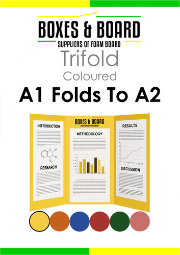 Trifold foam board - foam,