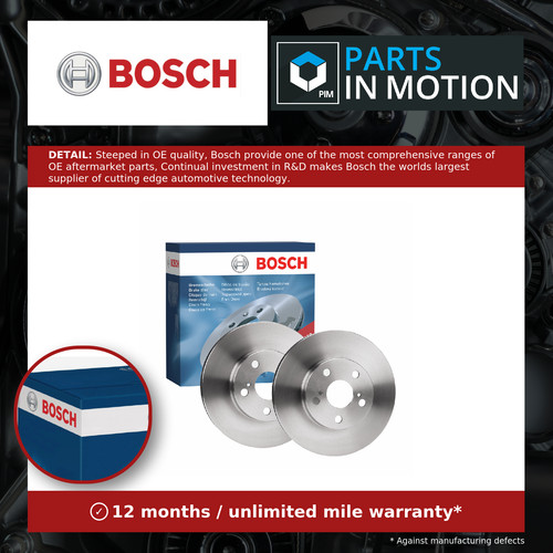 Brake discs pair vented - 2x,