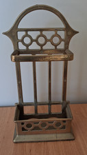 Brass holder tidy fireside