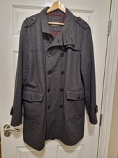 Jeff Banks Overcoat XL double