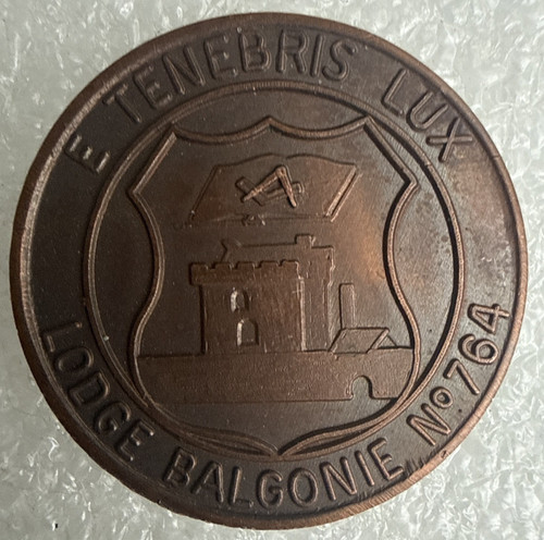 Scotland masonic token lodge - -,