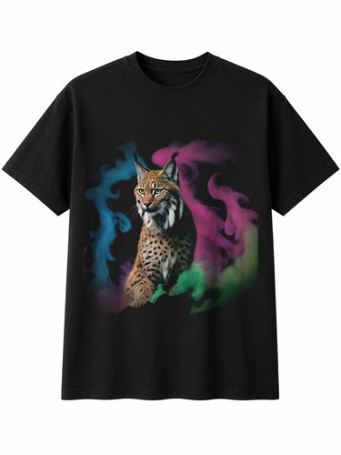 Ink art lynx - ink, cat