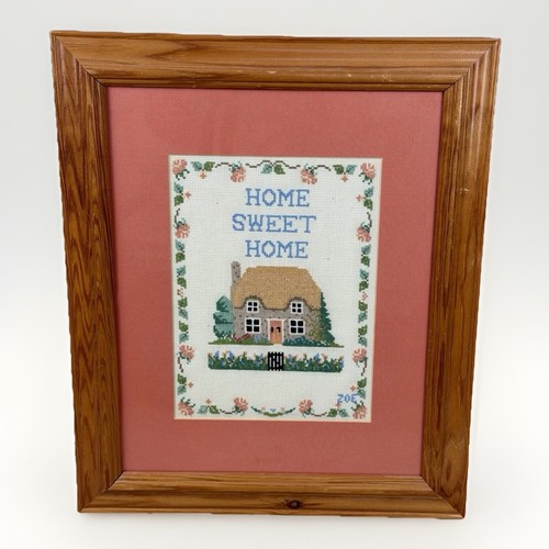 Vintage home sweet - home, cross