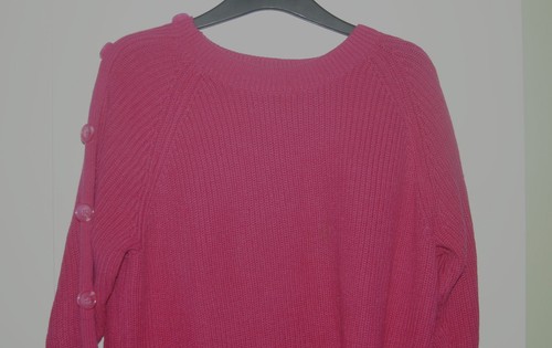 Ladies jumper pink - size, 6