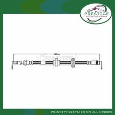 Borg & Beck brake hose -