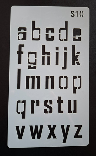 Alphabet letter stencil - alphabet,