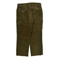 Polo By Ralph Lauren Cord Trousers - 34″ Waist Green Cotton