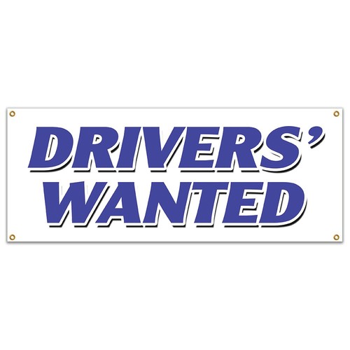 Drivers wanted banner - drivers,