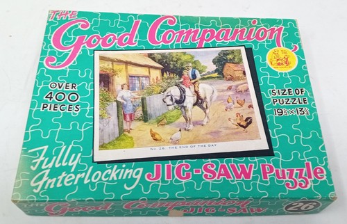Vintage good companion jigsaw - vintage,
