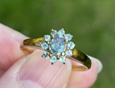9ct Gold Alexandrite Cluster